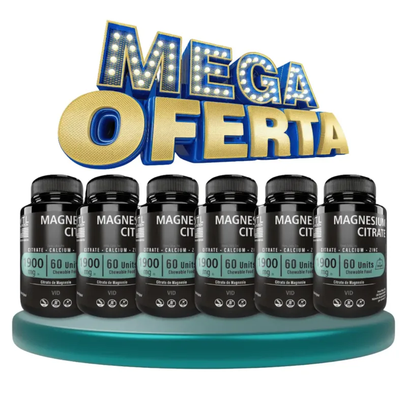 Citrato de Magnesio en Pastillas x 6