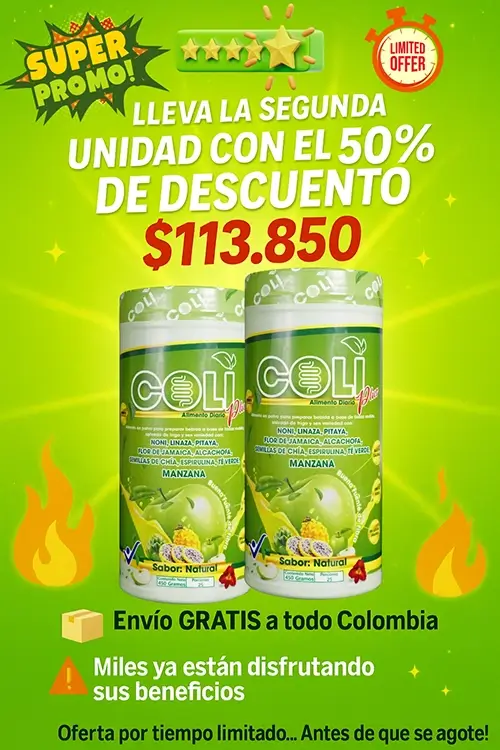 Compra Coli Plus con en 50% de descuento